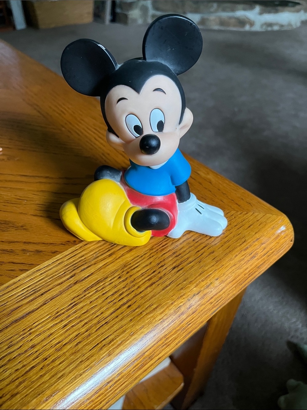 Vintage Disney Mickey Mouse bank - Black, Blue, Red, Yellow, White
